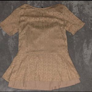 Floral lace dress up shirt